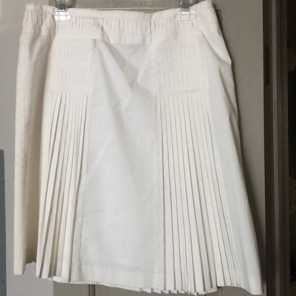 White skirt